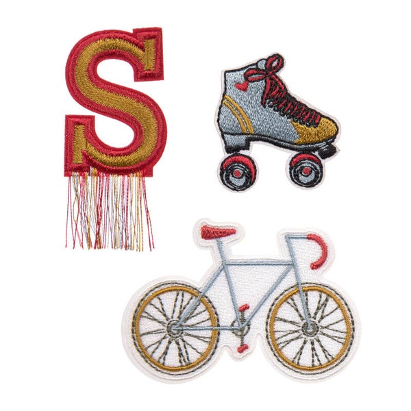 Textil-Sticker (3 Stk) - Schul Set Unique, Fahrrad