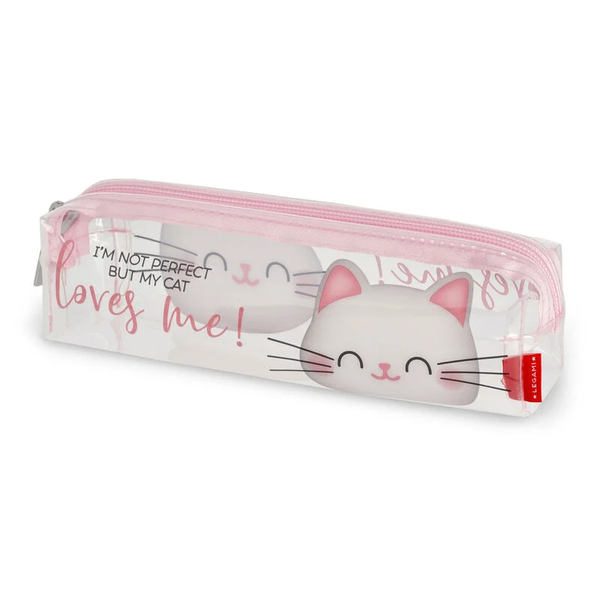Transparentes Schreibmäppchen - Pencil Case Kitty