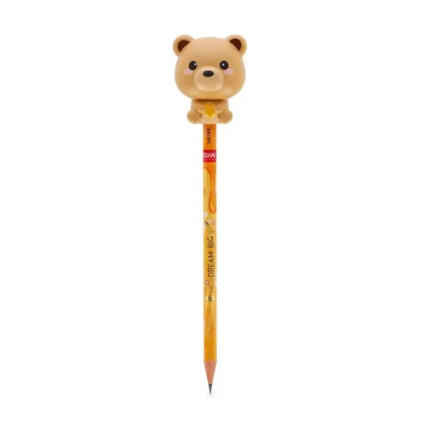 LEGAMI Anti-Stress-Bleistift Teddy Bear „Dream Big“ - Squeezies