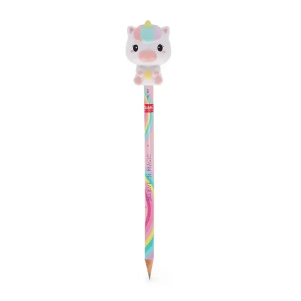 LEGAMI Anti-Stress-Bleistift Unicorn „Believe In Magic“ - Squeezies