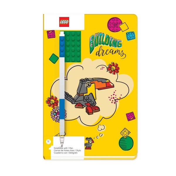 LEGO BUILDING NOTIZBUCH MIT GELSTIFT