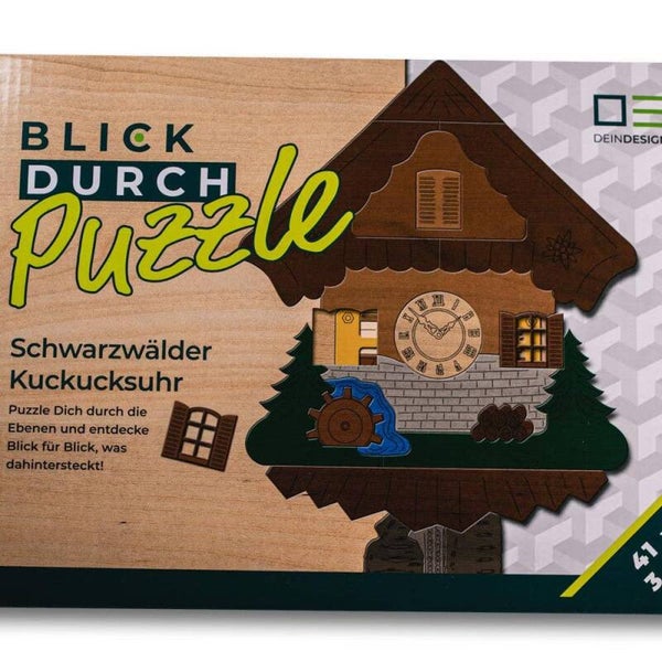 Blick-Durch-Puzzle: Schwarzwälder Kuckucksuhr