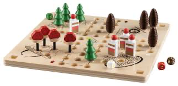 Ludo Brettspiel aus Holz | Freu dich doch im Schwarzwald