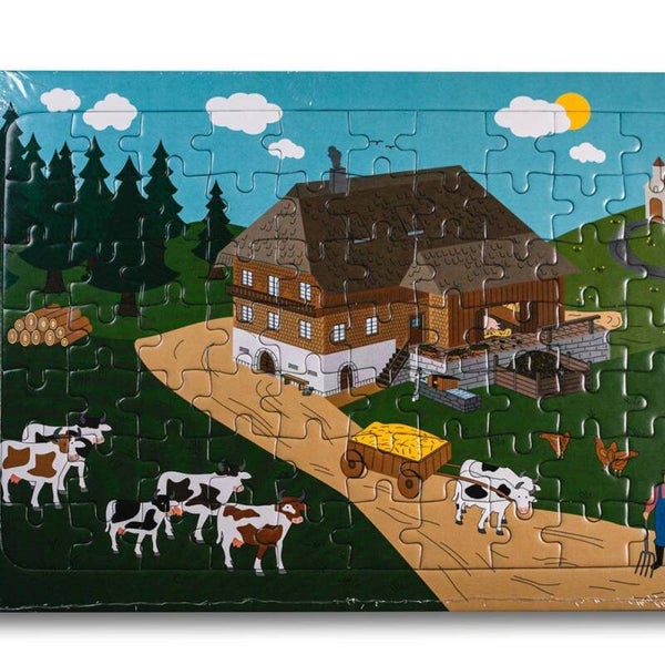 Kinderpuzzle - Rahmenpuzzle Schwarzwälder Bauernhof