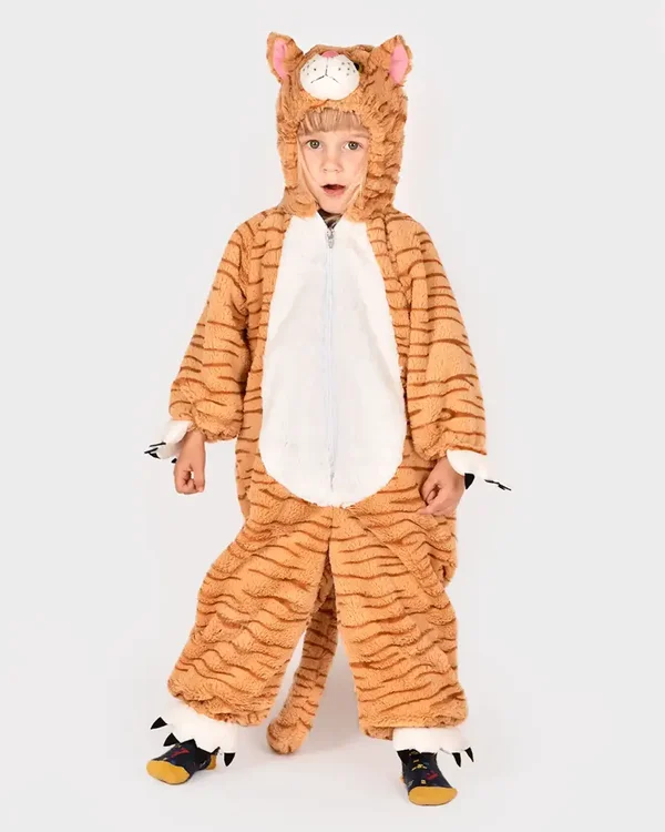 Den Goda Fen Katzen-Jumpsuit 110 Kostüm für Kinder 4-5 Jahre
