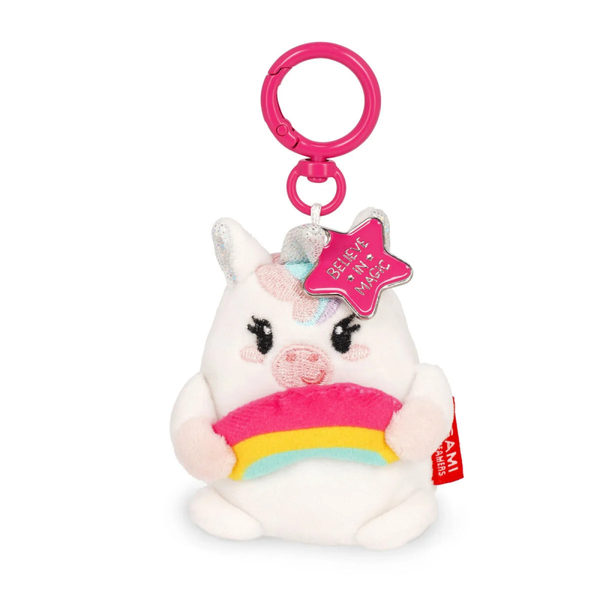 LEGAMI Plüsch-Schlüsselanhänger - Tiny Super Soft! Einhorn