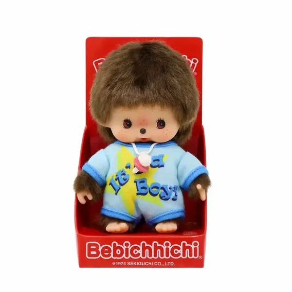 Monchhichi Plüschfigur Bebichhichi Romper It's a Boy 15cm