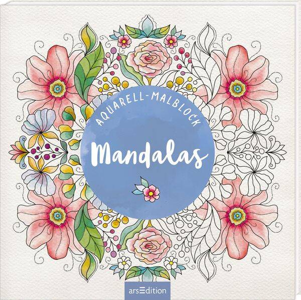 Aquarell-Malblock – Mandalas