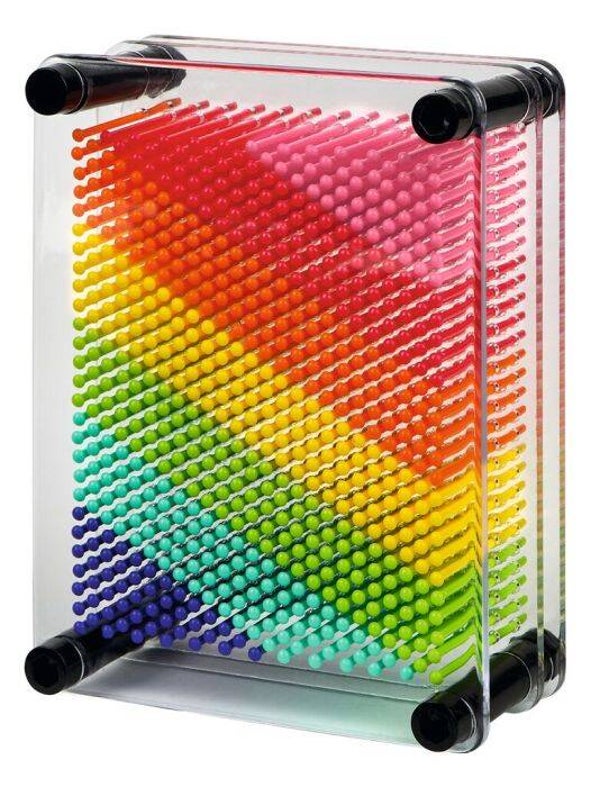 Moses 3D-Nagelbilder Regenbogen Pin Art