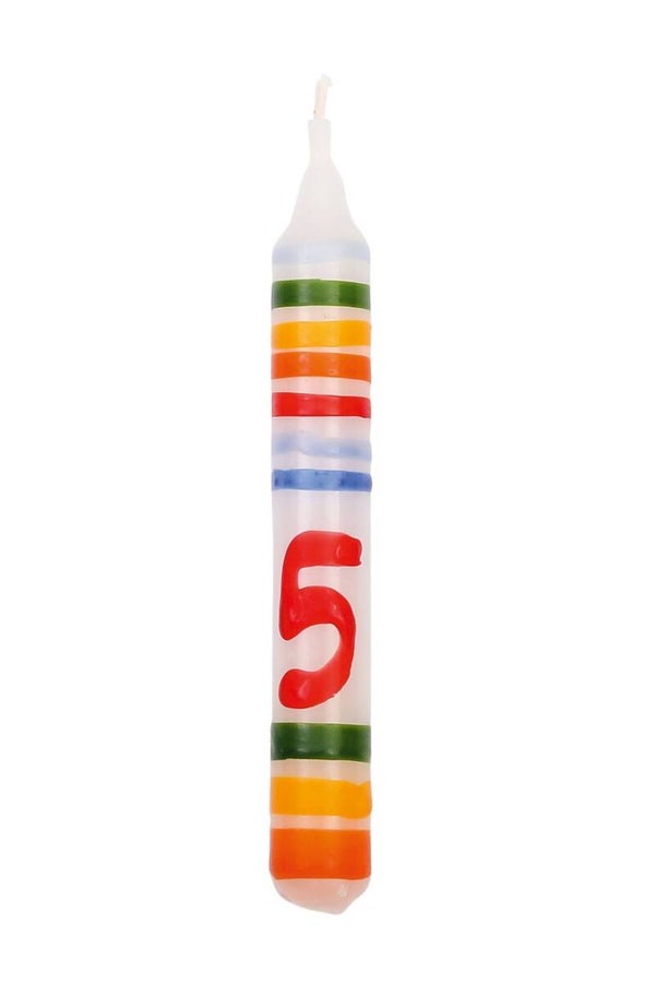 Kerze Zahl 5