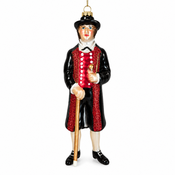 Christbaumschmuck Schwarzwald-Mann aus Glas