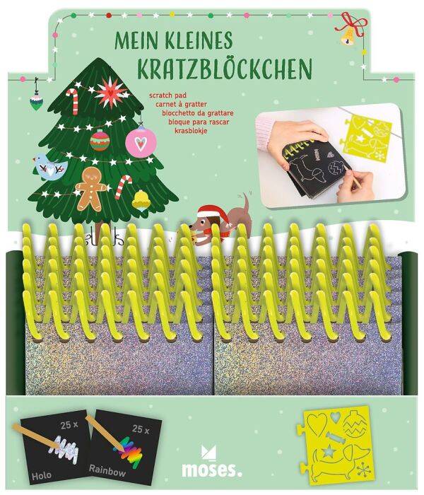 Moses : Mein kleines Kratzblöckchen Winterzauber