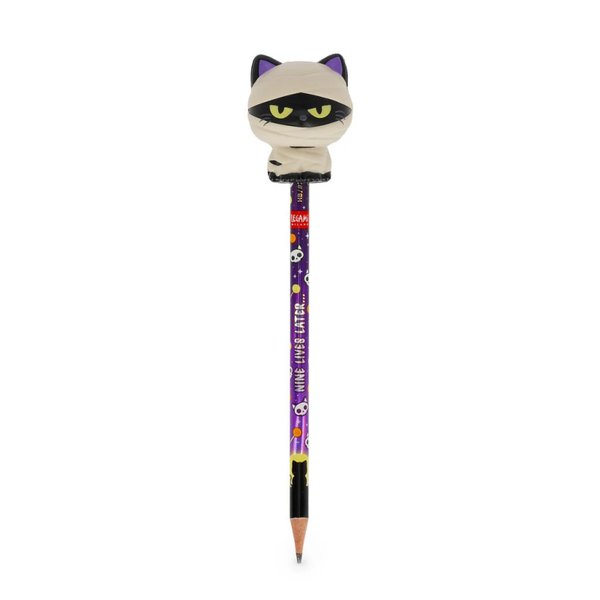 LEGAMI Halloween-Anti-Stress-Bleistift Mummy Cat „Nine Lives Later“ - Squeezies