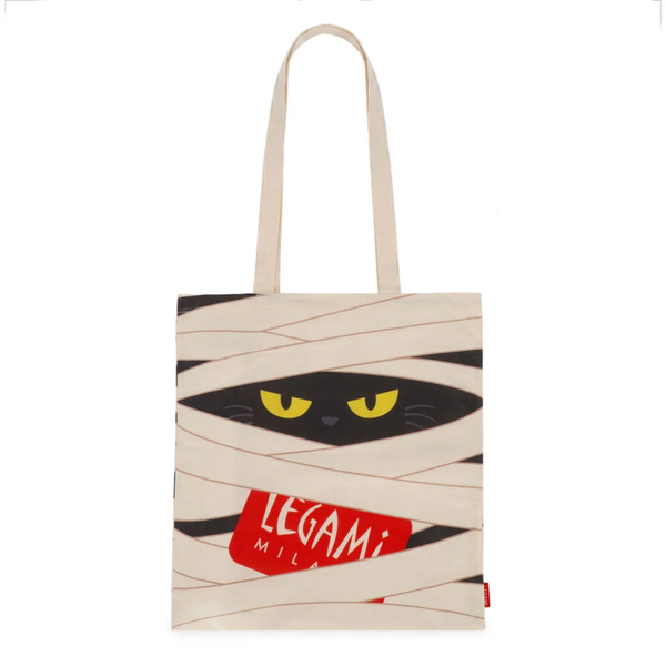 LEGAMI Halloween-Baumwolltasche Mummy-Cat - Tote Bag