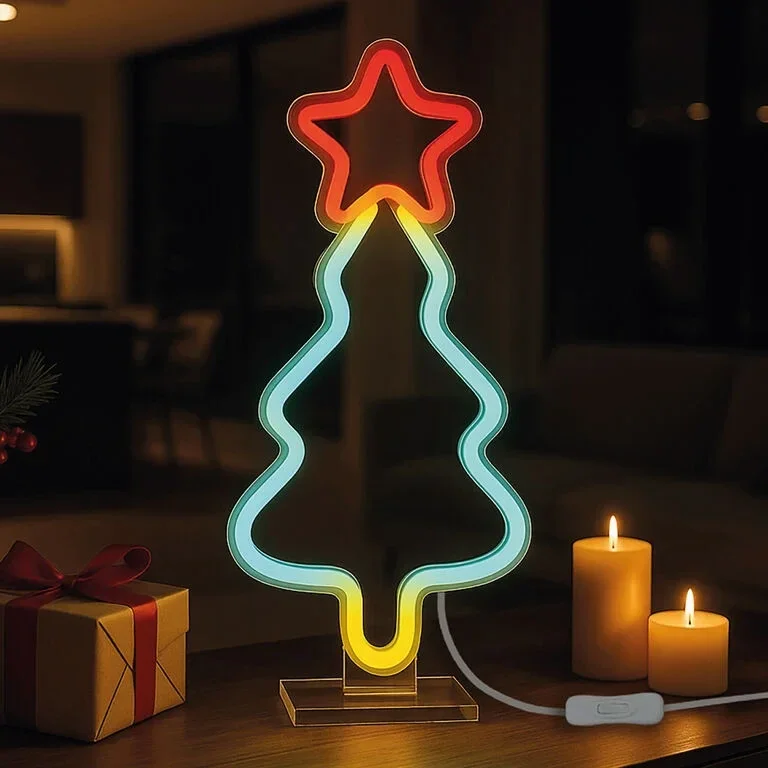 LED-Lampe mit Neoneffekt - Xmas Tree - It’s a Sign