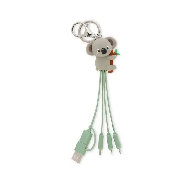 LEGAMI 6-in-1-Ladekabel mit Schlüsselanhänger Koala - Link Up