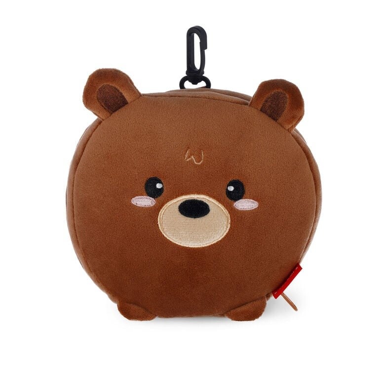 LEGAMI Reisekissen mit Schlafmaske Teddy Bear - My Travel Buddy