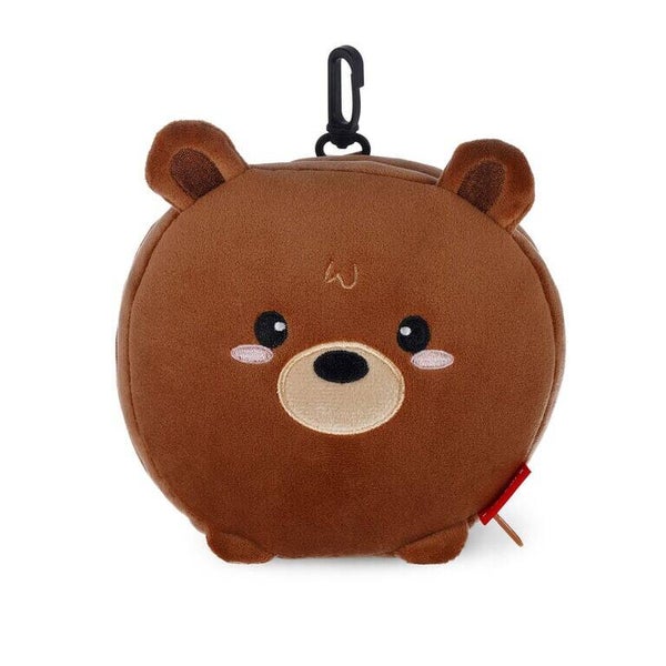 LEGAMI Reisekissen mit Schlafmaske Teddy Bear - My Travel Buddy