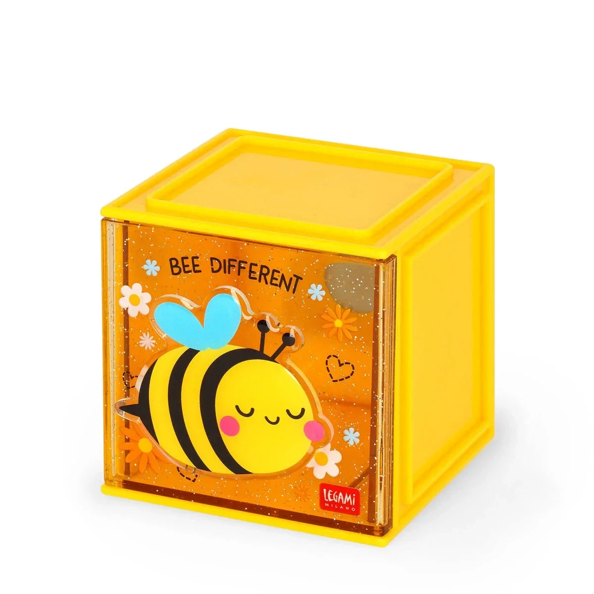 LEGAMI Erweiterbare Schreibtischbox - Cutie Cube Biene