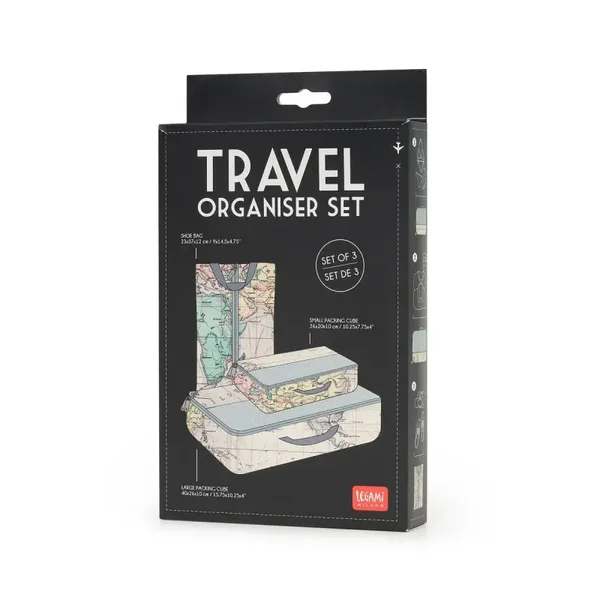 LEGAMI 3 Reisetaschen im Set - Travel Organiser