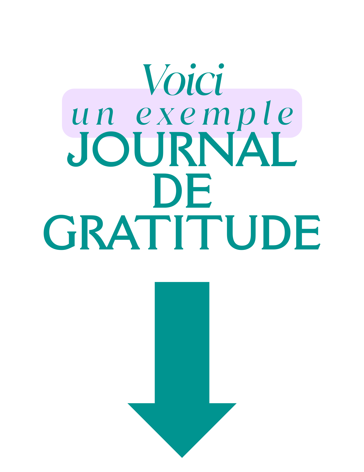 Journal de gratitude