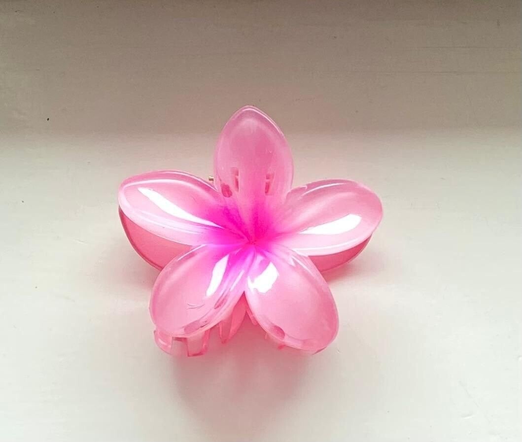 Roze haar clip