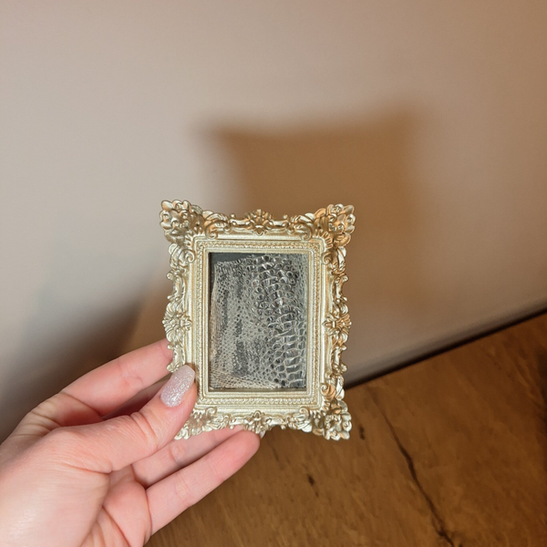 Lijstje slangenvel vierkant