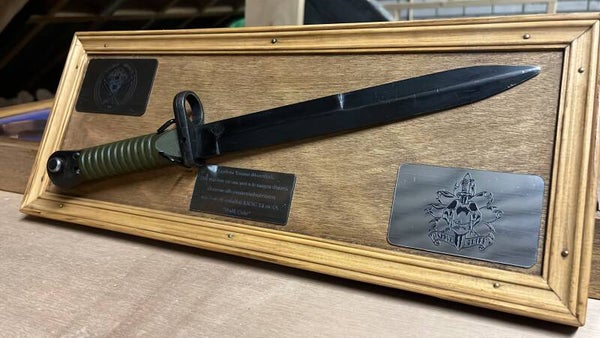 Opmaak met Bajonet mes