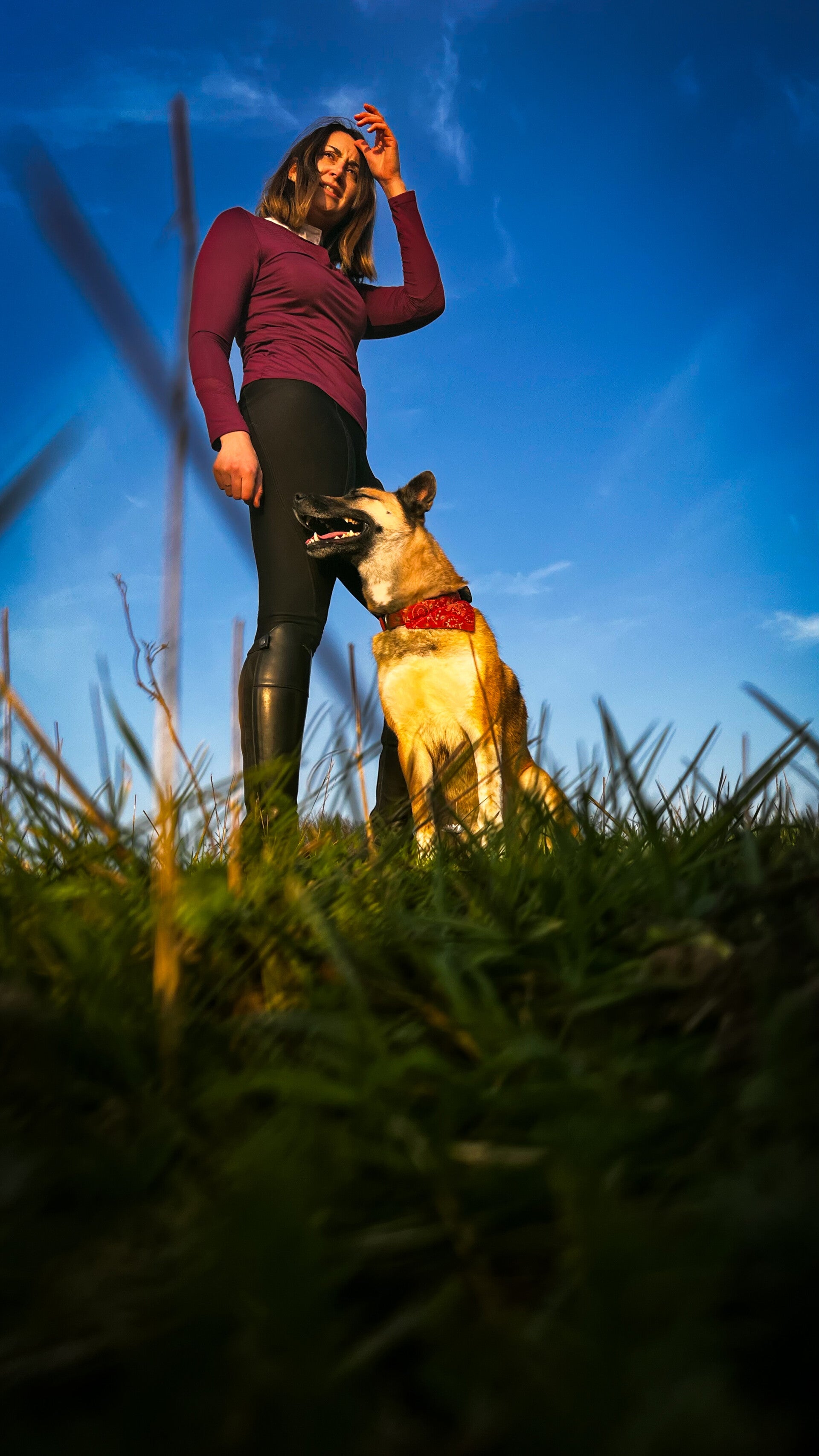 Marion, Kinesiologue avec son cchien Pablo