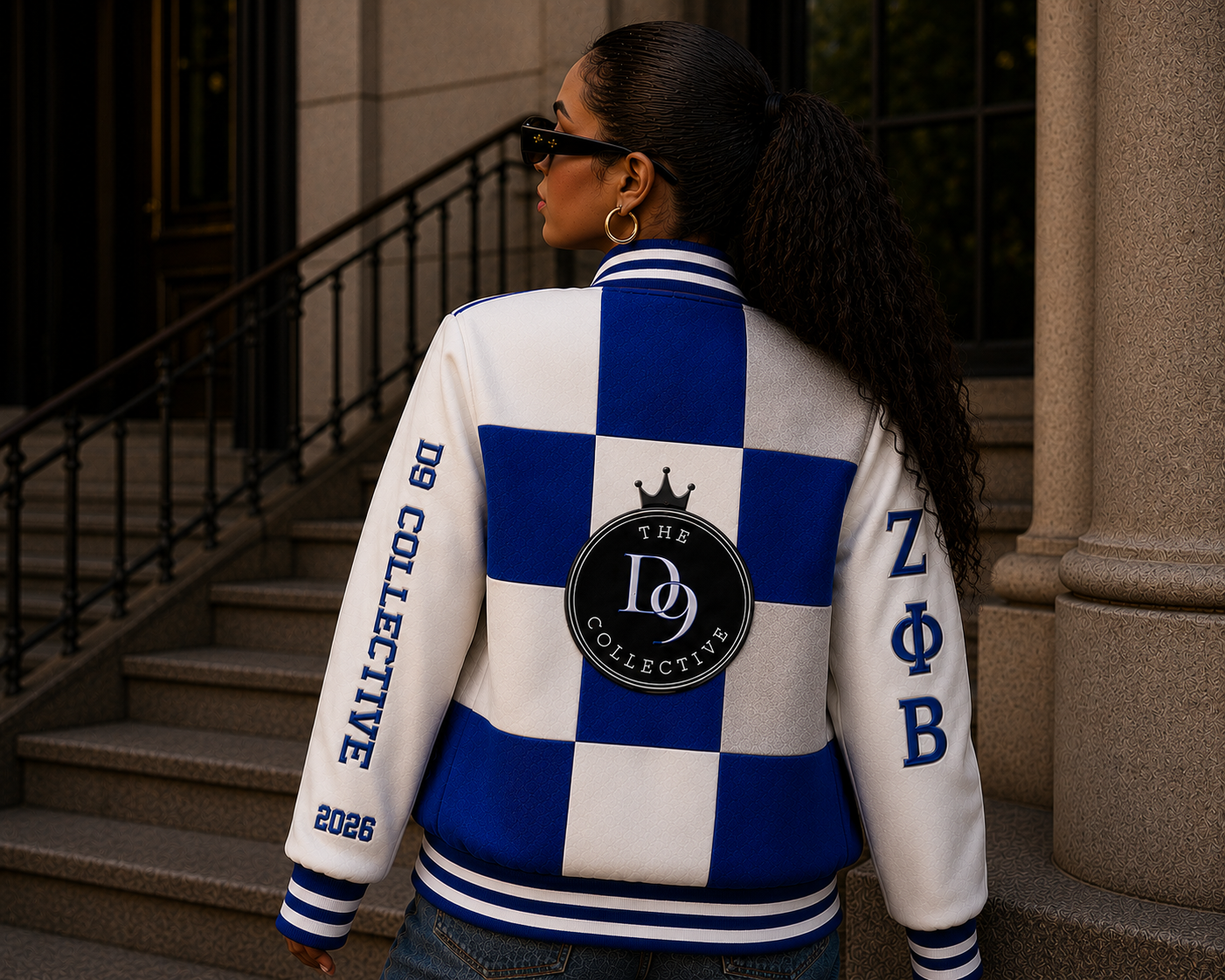 D9 Collective Founders Letterman Jacket – Zeta Phi Beta Edition