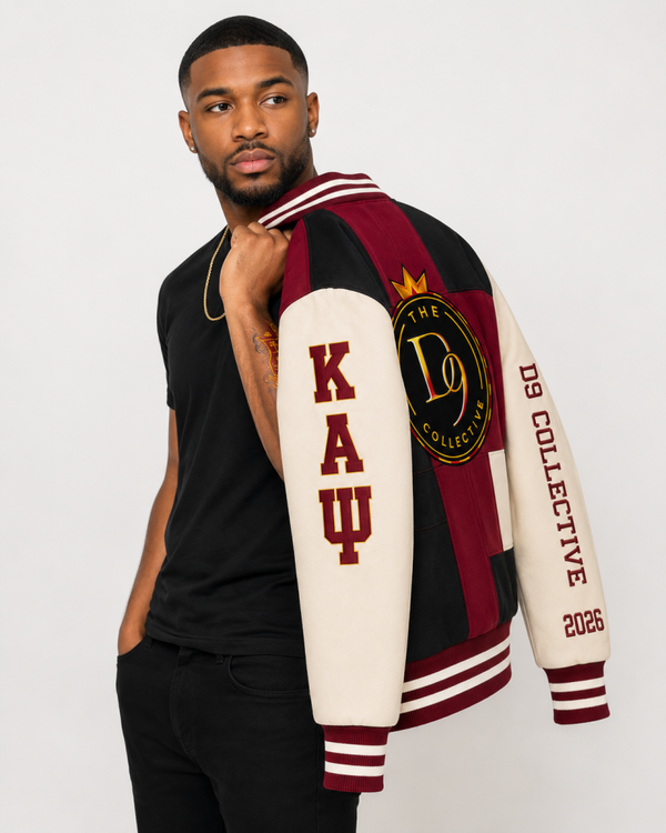 D9 Collective Founders Letterman Jacket – Kappa Alpha Psi Edition