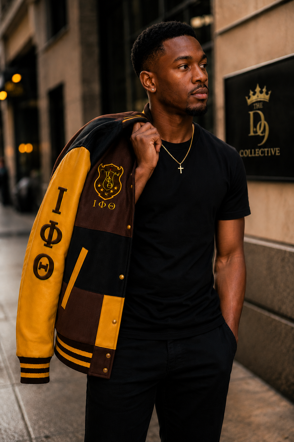 D9 Collective Founders Letterman Jacket – Iota Phi Theta Edition