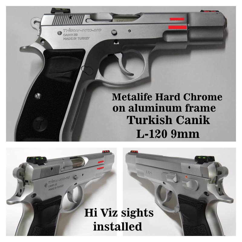 SS Chromium pistols