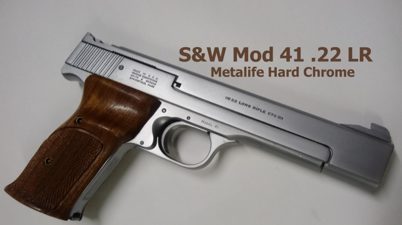handgun thin dense chrome