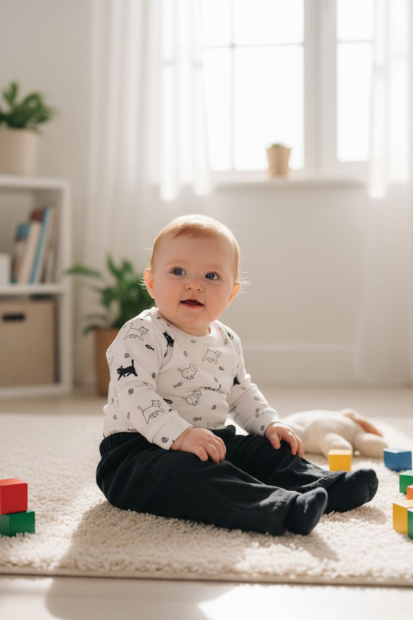 Un ensemble confortable et pratique pensé pour le quotidien de bébé :