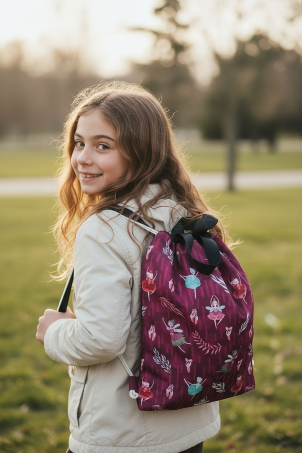 Sac à dos en softshell – Fait main