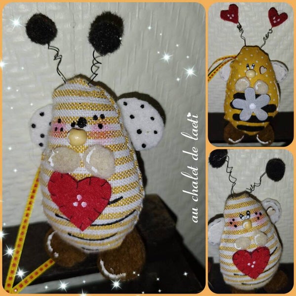 Petites abeilles en suspension 🐝