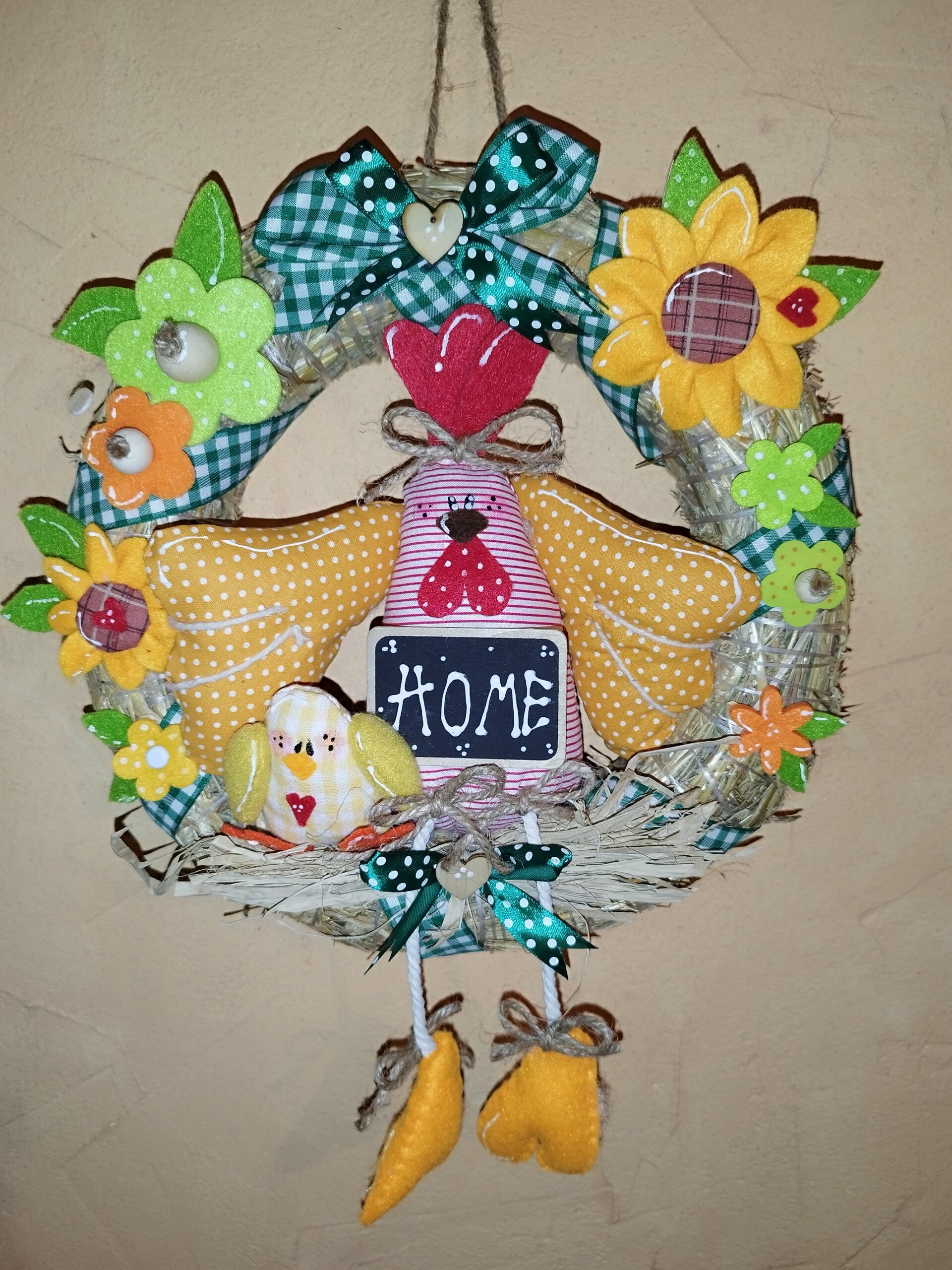 Couronne poule"home"❤️🐓🌲