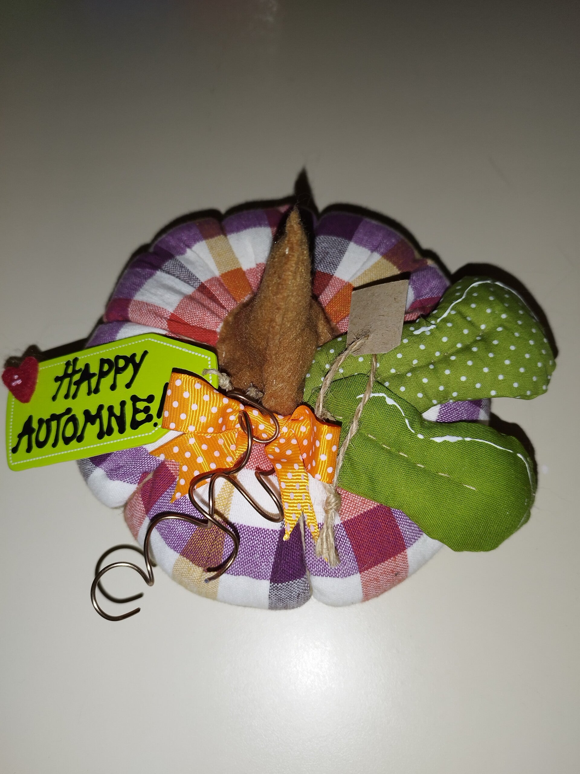 Citrouille "happy automne" ❤️🍁🎃