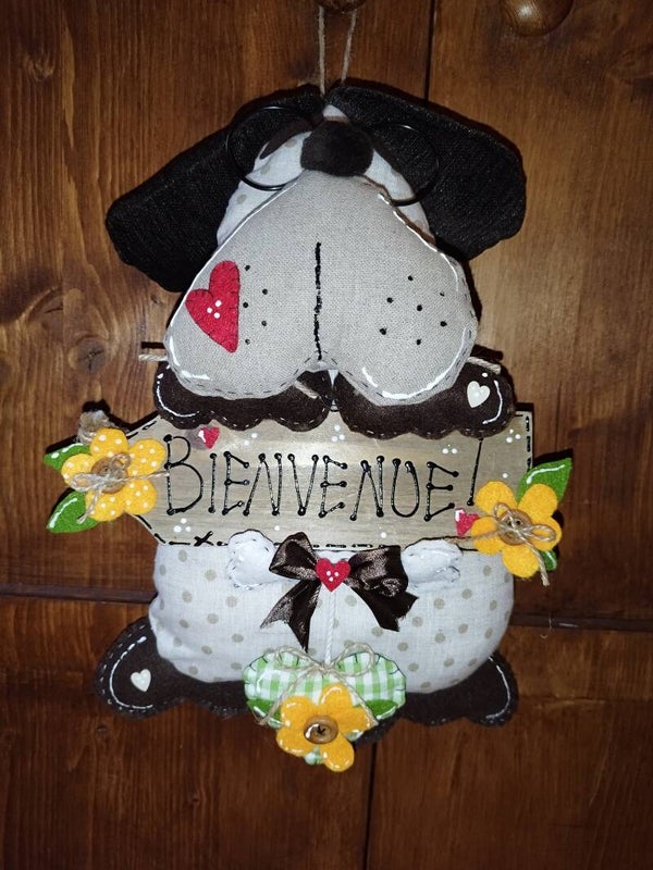 Suspension de chien"bienvenue"