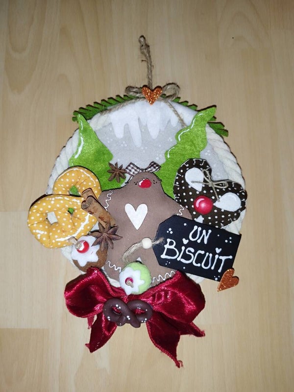 Tableau pain d'épice"biscuit"❤️🌲🥨