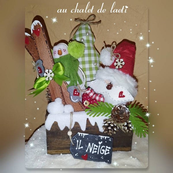 Composition"il neige"❤️🥨🌲