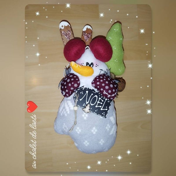 Gant avec bonhomme de neige❤️🥨🌲