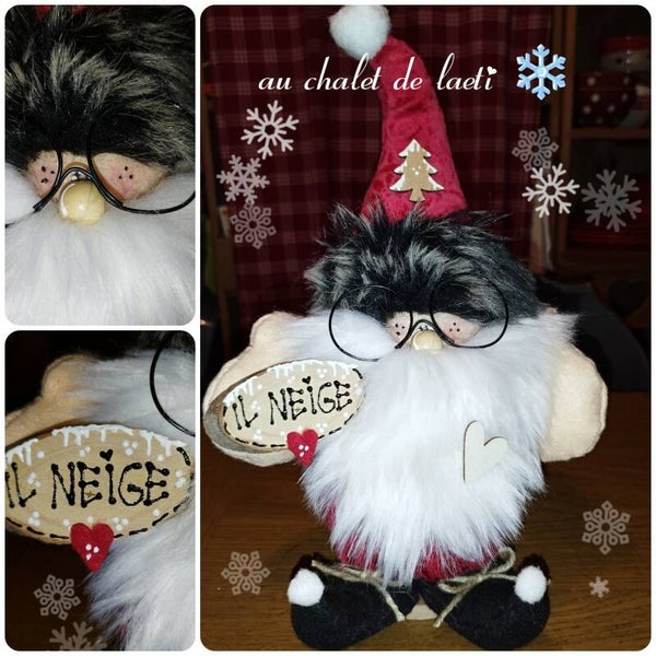 Lutin d'hiver"il neige"❄️❤️