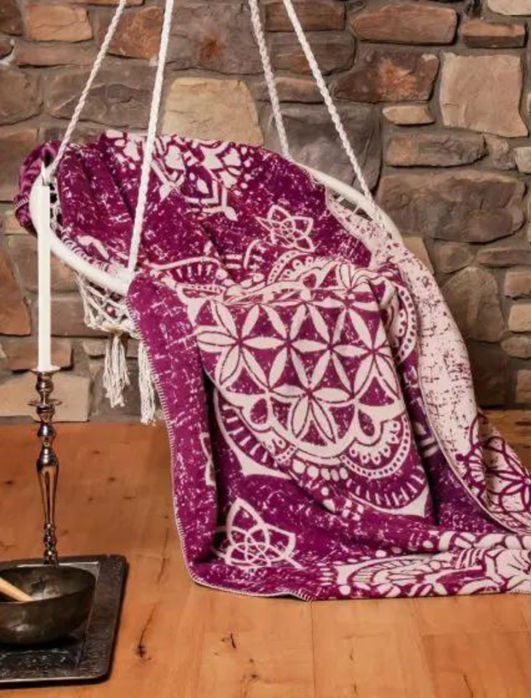 Kuscheldecke - Beere - Spirit of OM