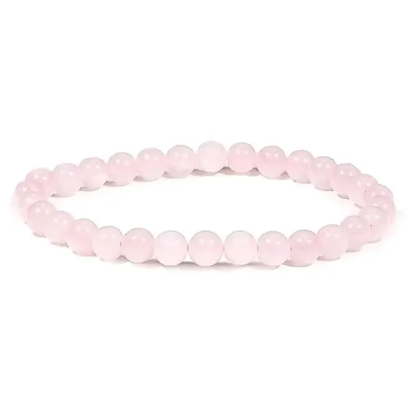 Rosenquarz - Armband elastisch