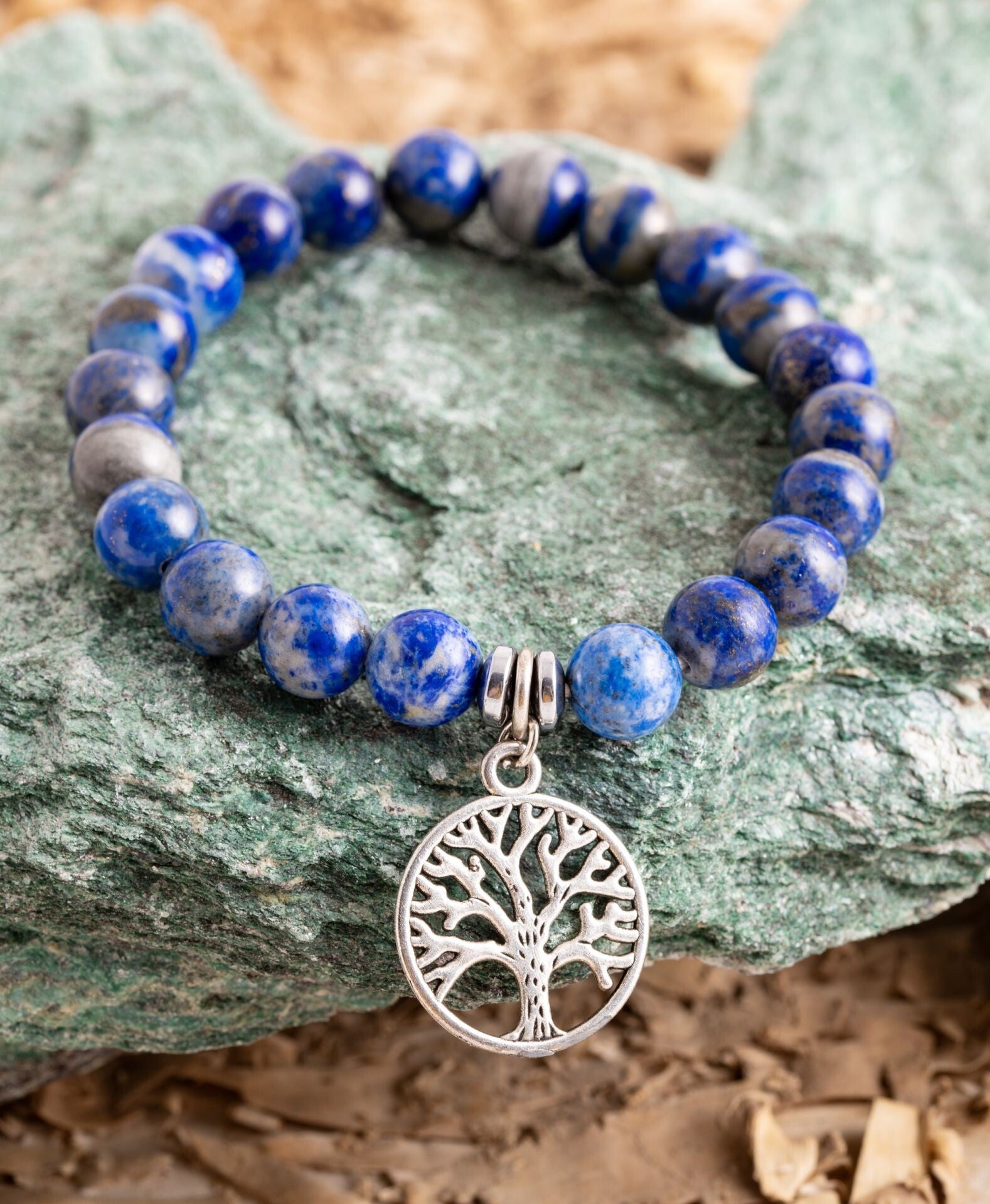 Soladith - Armband elastische mit Charm Baum des Lebens