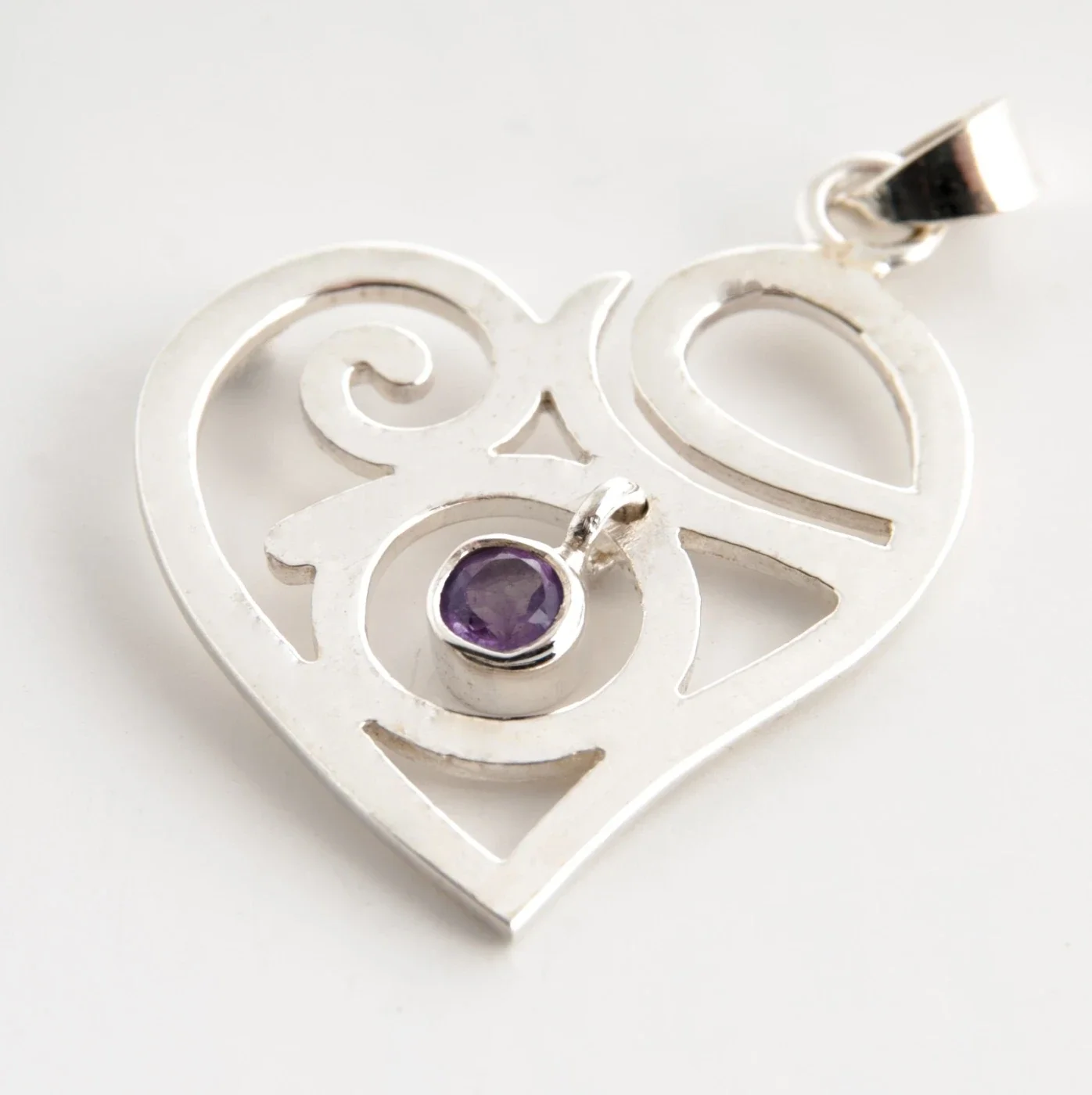 Anhänger Spirituelle Liebe - mit Amethyst