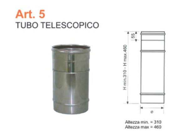 TUBO TELESCOPICO dm 160