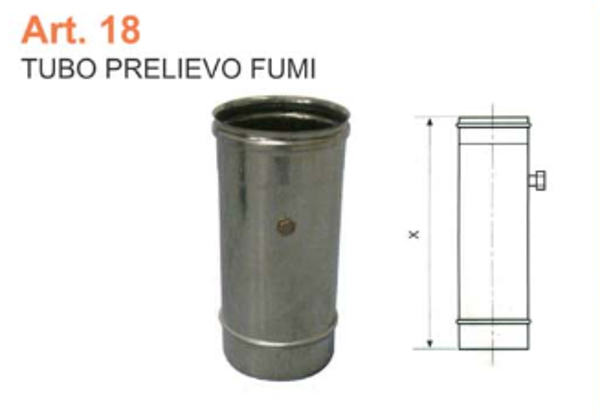 TUBO PRELIEVO FUMI dm 250